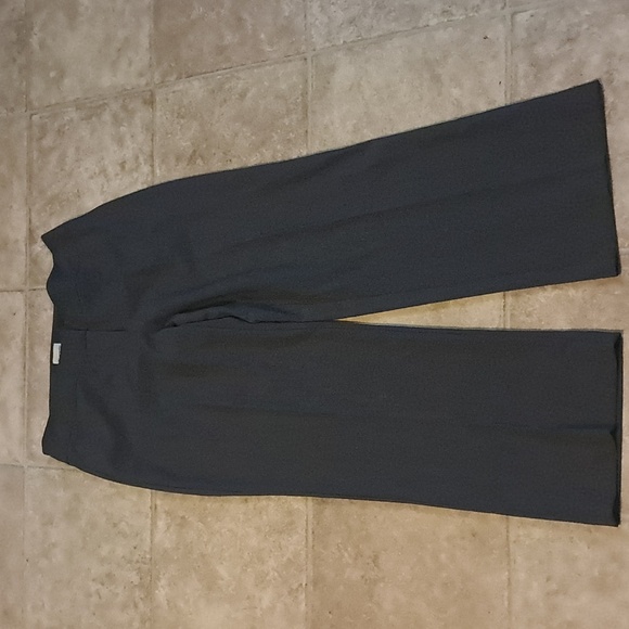 Chico's Classic Dark Grey Touser Pants Size 1.5/ Wide Waist Band Basic Preowned - Picture 1 of 9